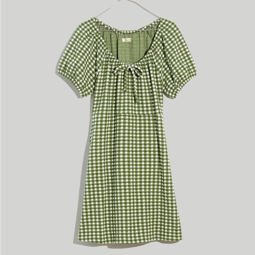 Madewell Puff Sleeve Mini Dress